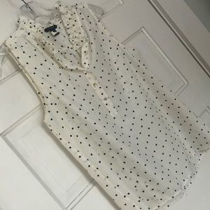 Polka dot J. Crew blouse!